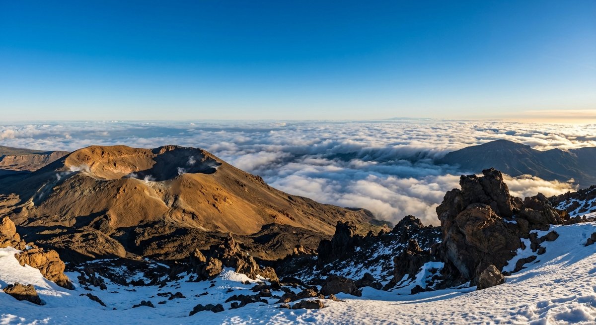 Teide Seilbahn Höhe 3555 Meter